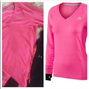 adidas • pink supernova running climacool top